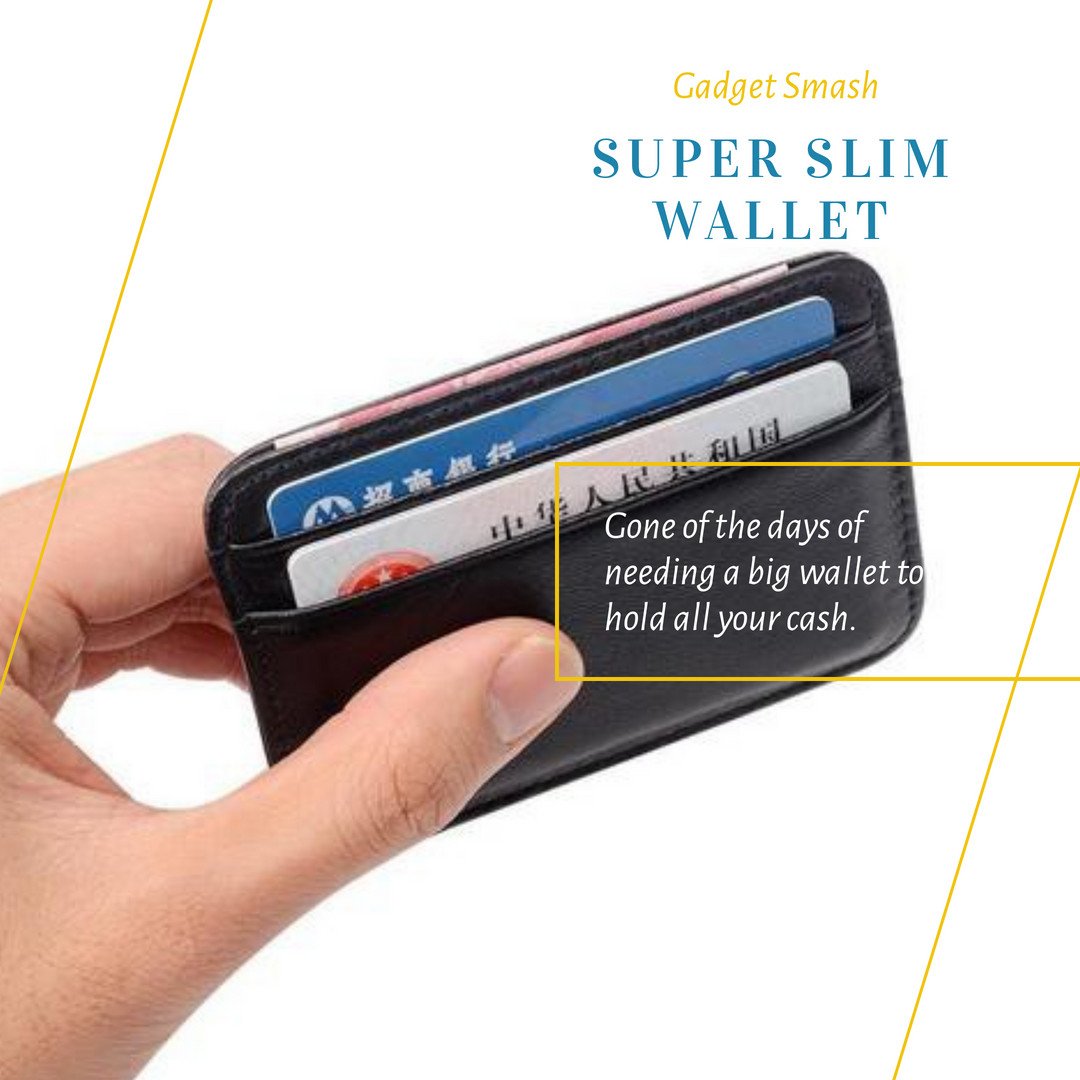 gadget_smash's tweet photo. SUPER SLIM WALLET
Gone of the days of needing a big wallet to hold all your cash. 
👉 https://t.co/tNlWbq0EOX 👈🏼
.
.
.
.
#handbags #fashion #bags #bag #accessories #purse #style #electronics #technology #tech #socialsteeze #electronic #device #gadget #gadgets https://t.co/tIFPewBMqQ