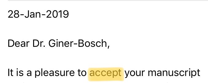 vginer_upv's tweet image. ¡No hay mejor manera de acabar el día que recibir un correo así! #investigación #research #acceptedmanuscript 🙌