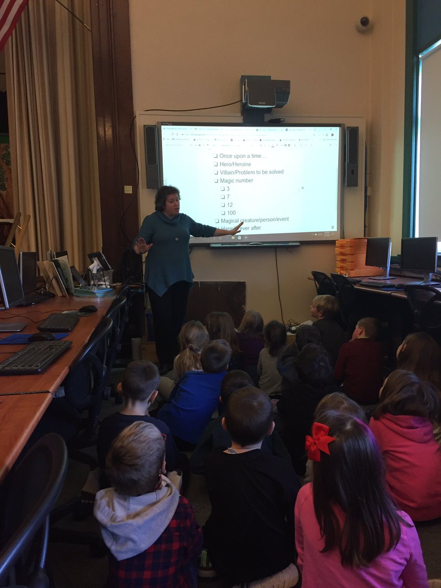 SSgrade1's tweet photo. Learning about Fairy Tales with Mrs. Doyle!! We loved Snow White and Rose Red!!#SunapeeCentral @LibrarySCES https://t.co/82QPgFI7Mv