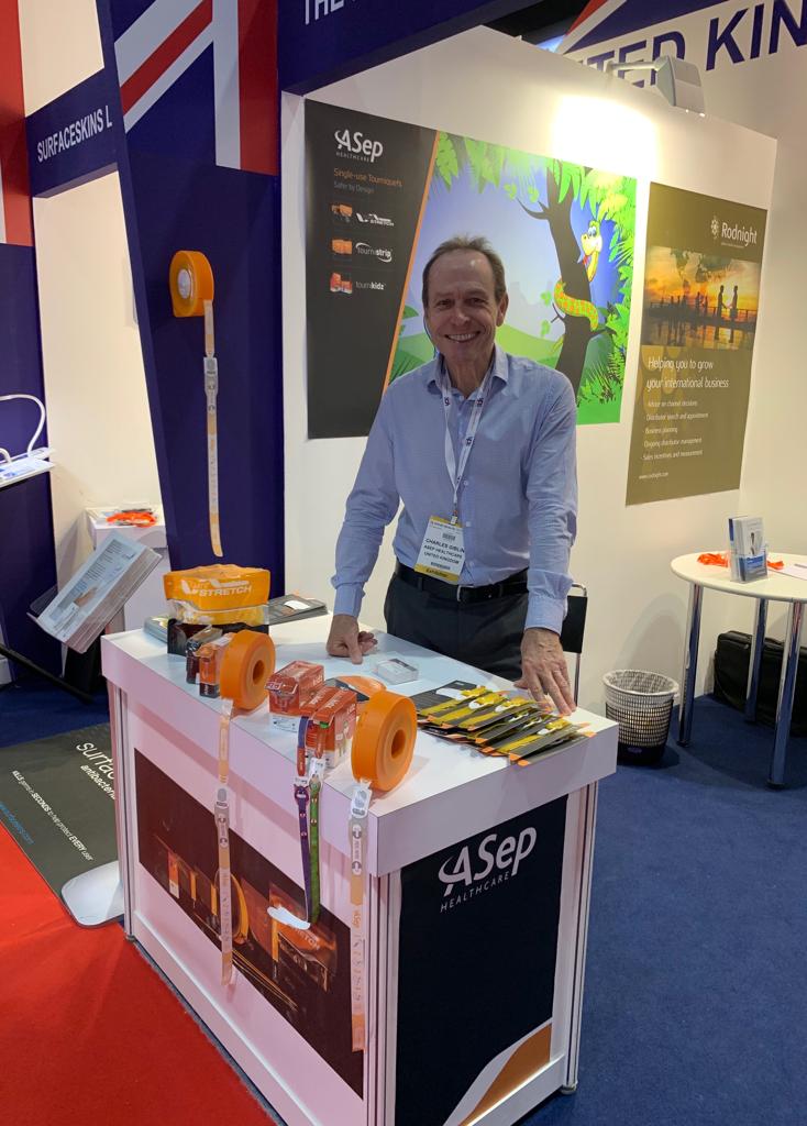 Looking forward to meeting customers old and new at Arab Health (Hall7, H30). Lots of interest in @tournistrip eco #arabhealth19 #phlebotomy #tournistrip