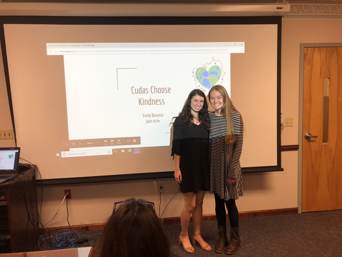 macollins131's tweet photo. #CudasChooseKindness members did a great job today presenting all of the clubs accomplishments @AdventHospital https://t.co/W2M20nqjee