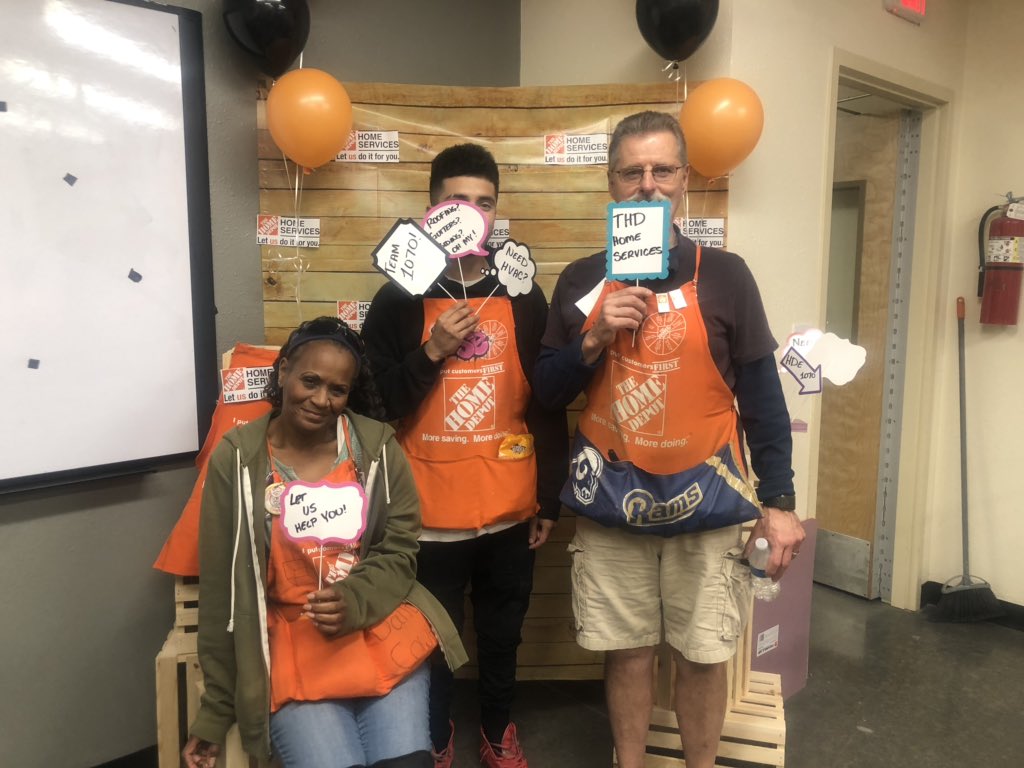 1070HDservices's tweet photo. Let’s Go Home Depot Specialty!! 🎊 #SpecialtyWeek #LetUsDoIt4You #HomeDepot @1070HDservices  #TeachingSpecialty #HomeServices @Haydnchilcott @OrmondLsormond @HomeDepot https://t.co/uOwqbh876i