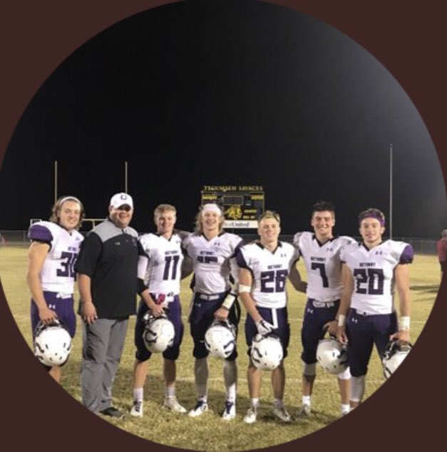 bronchoftball's tweet photo. Great job by Jackson Howard (DB-#26) and Jacob Kyle (RB-#20) on being selected as a Class 4A All Star by the Oklahoma Coaches Association. #BronchoStrong https://t.co/9TVJIjwqJe