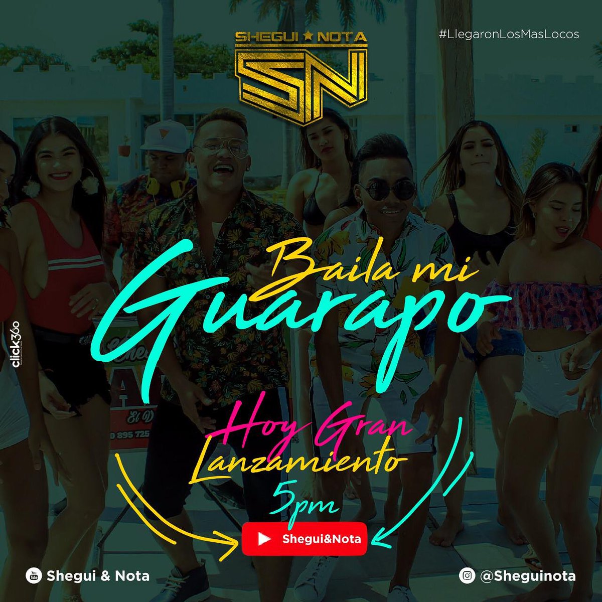 notaelversatil's tweet photo. Se viene el #Lanzamiento de #BailaMiGuarapo #SheguiNota pegadito a nuestro canal de @YouTube @JDSierra1 @SGuerreroB @aldia_web @rumbariohacha @chacaguajiro @CardenalStereo https://t.co/39eKP3by0a https://t.co/aesBLkoGIp