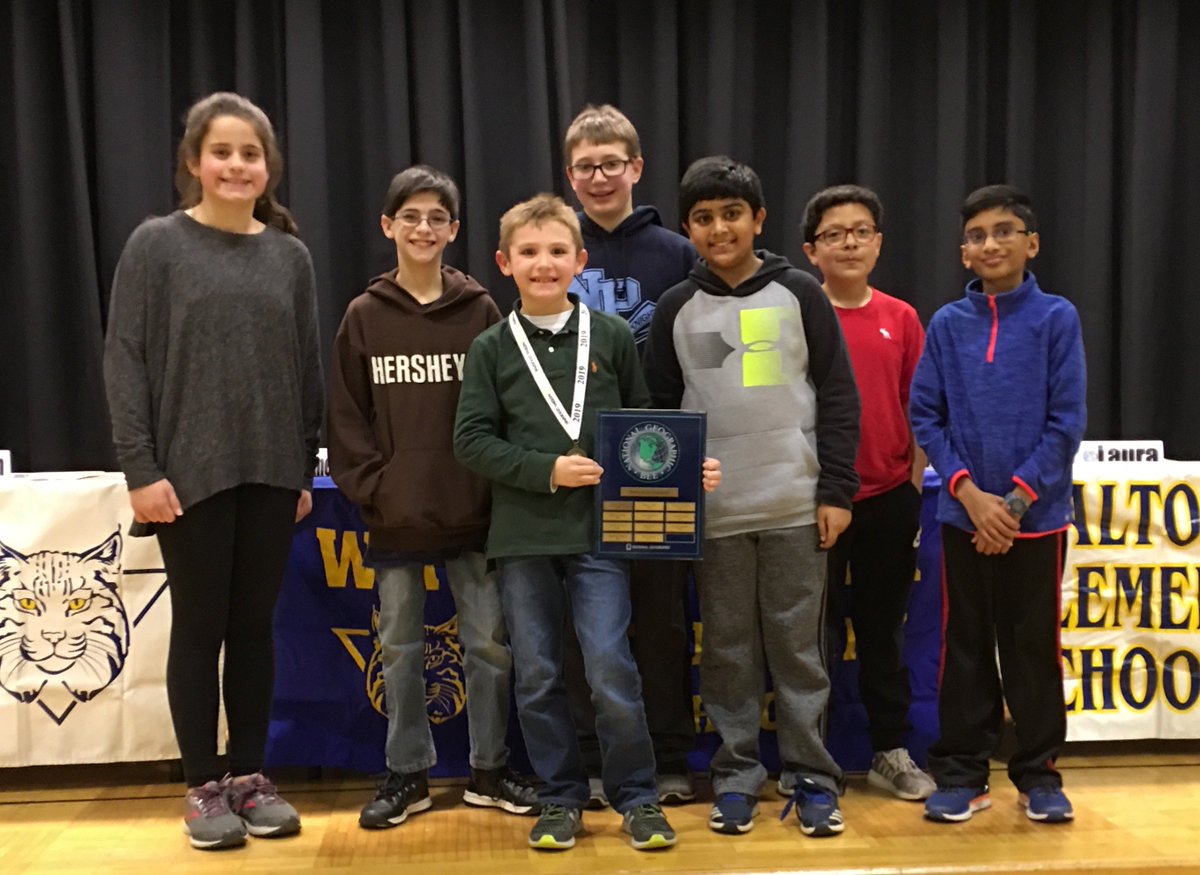 Seven students from Walton Farm Elementary School recently participated in the school-level competition of the National Geographic GeoBee. Congratulations to 4th grade student Cameron Jones for taking first place and advancing to the next round! Read more: bit.ly/2RUWKtF