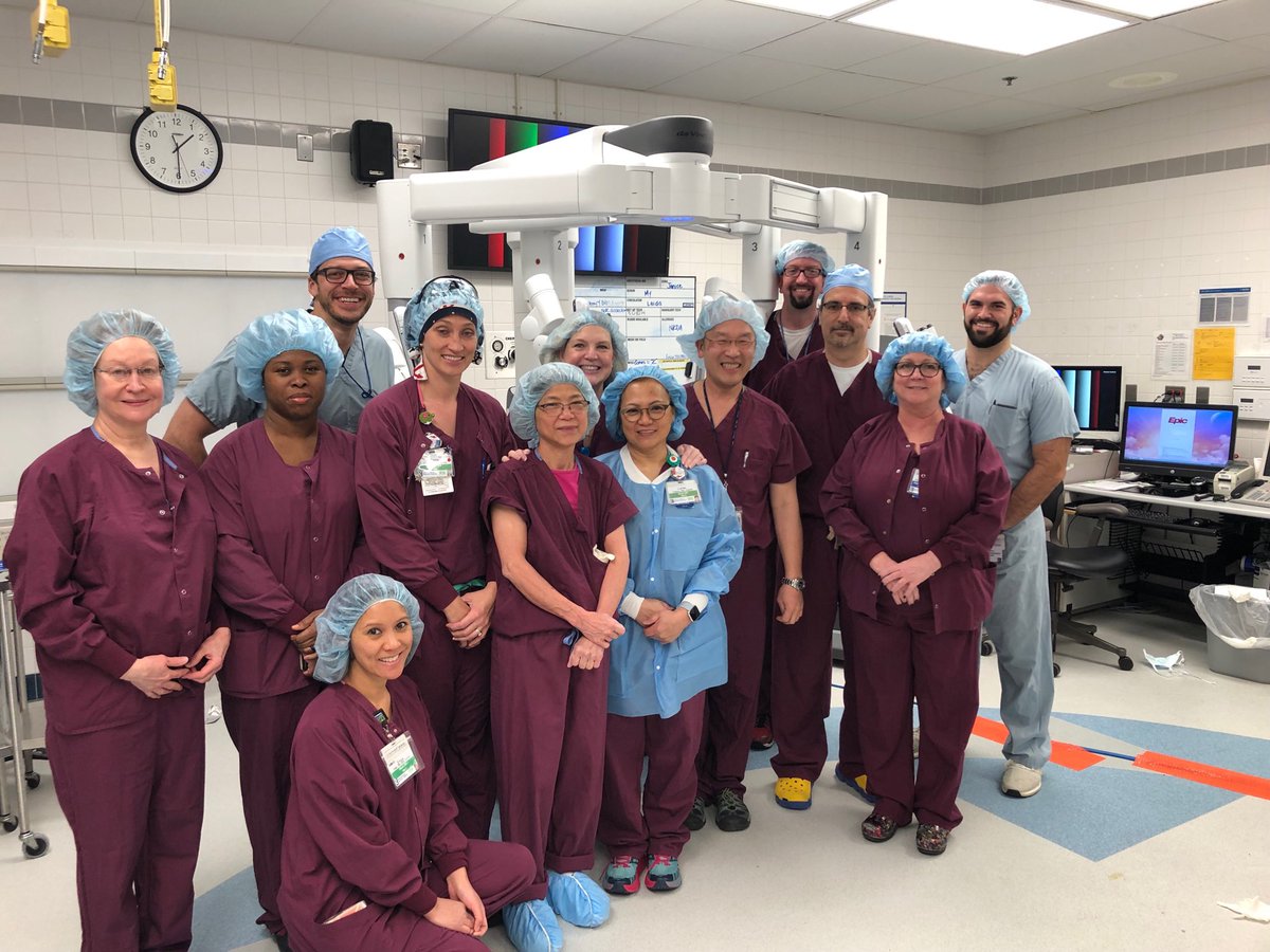 Congratulations to robotic team at Inova Fairfax Medical Campus. First cases on DaVinci Xi successfully done today!