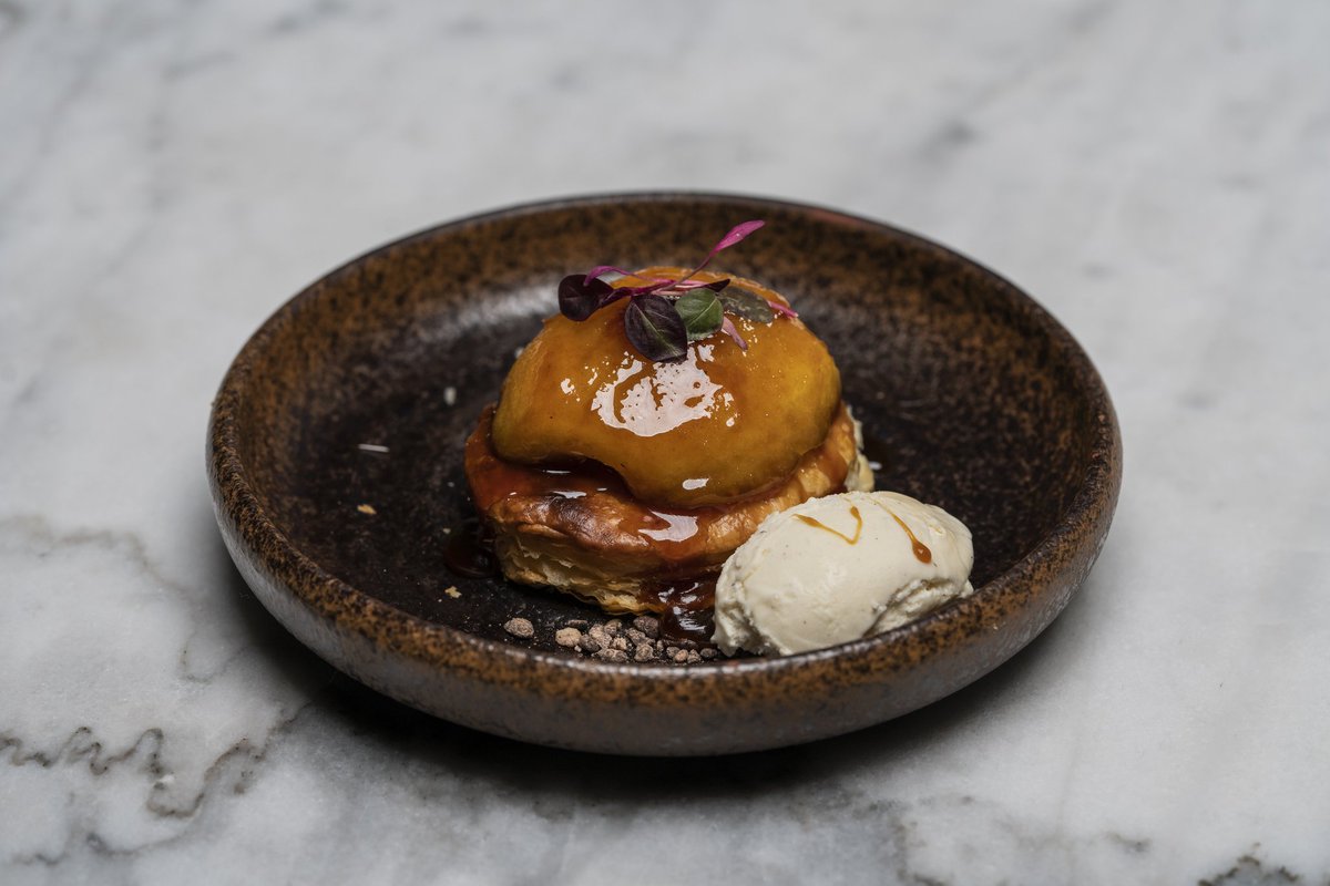 AlbatrossArnold's tweet photo. Struggling to get through the dreaded first month? We've got the perfect antidote...

Toffee Apple Tart with clotted cream sorbet + 50% off food in January when you book! 🤤 https://t.co/MbUizMNcao