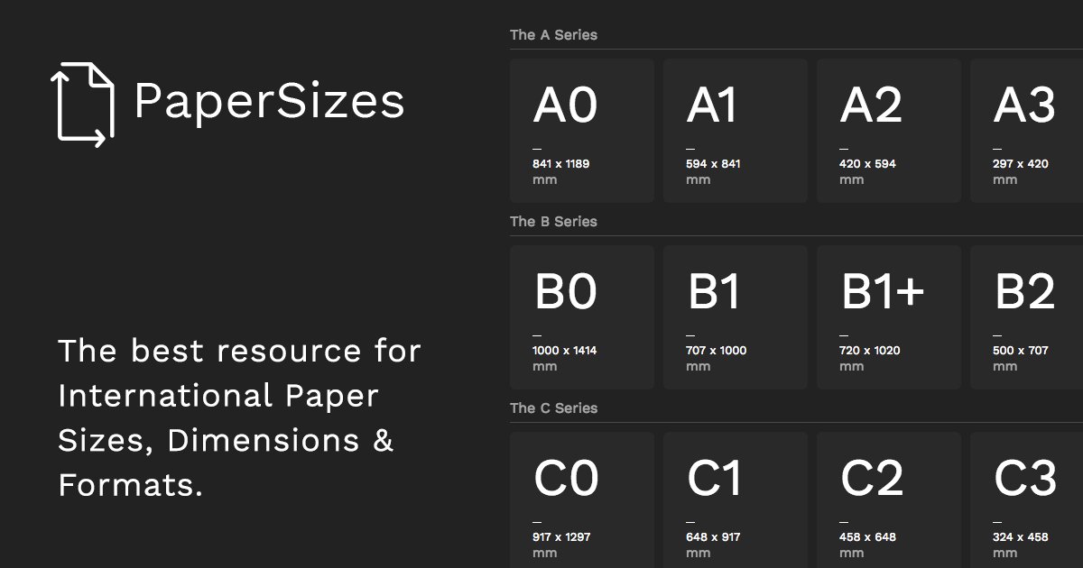 Captiv8ltd's tweet photo. Who doesn't need a guide to paper size?? Here you are - the best resource for International Paper Sizes, Dimensions & Formats
#printips #design #paper https://t.co/a6gLTDoTVp https://t.co/wburuV5bW0