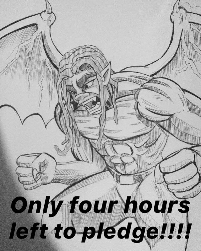 Less than four hours to pledge!!!!' Want to start your journey with young Dracs pledge now, kickstarter.com/projects/young…