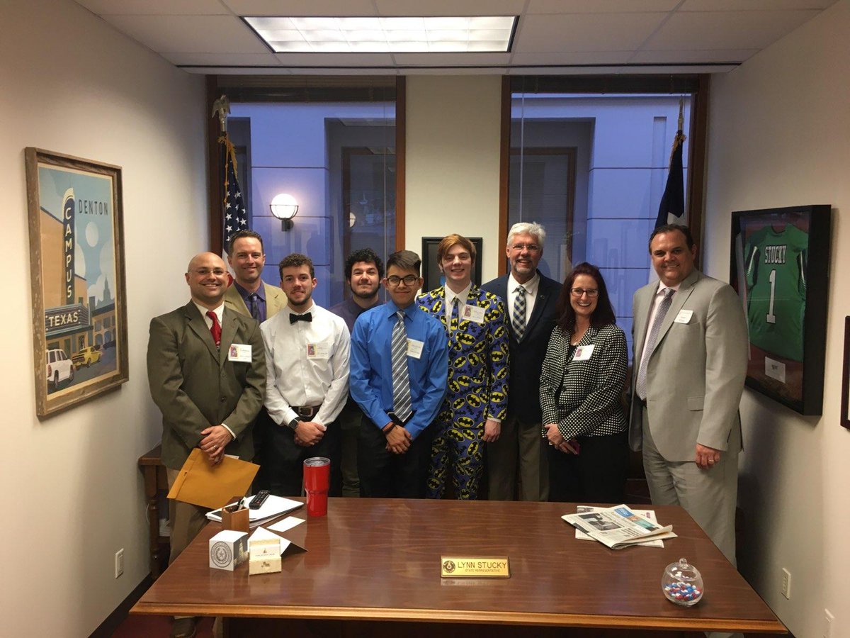Thank you, Dr. Stucky for making time to meet with @DentonATC engineering students while we were at Texas Captiol Schoolhouse