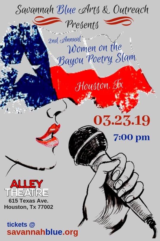 SavannahBlueAnO's tweet photo. Savannah Blue Arts &amp; Outreach Presenting the 2nd Annual Women on the Bayou Poetry Slam is approaching soon. We welcome you to explore the magnitude of Powerful Women Poets leaving everything on that mic. Tickets are available on our website  https://t.co/7zzpPFA26u https://t.co/n3A5Q4LmI8