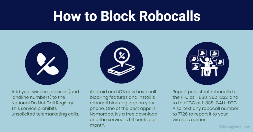 NooneMortgages's tweet image. Statistics show hanging up on an automated telemarketing call can produce 2 more calls! To prevent annoying robocalls, try these things. #stoprobocalls