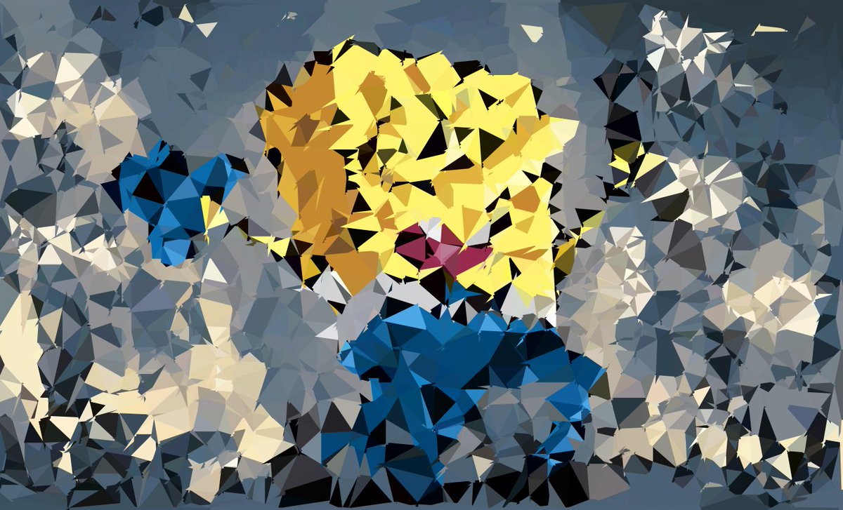 EagleStem's tweet photo. Pretty cool introduction to Transformations by using @polygenapp and other poly art generators! There were some good discussions around these pieces!! One student is a fan of @donaldglover #fcboeSTEAM #STEMLife #FlatRockForward #EagleNation @NateilCarby @FRMSEagles https://t.co/pYS7u9jASn