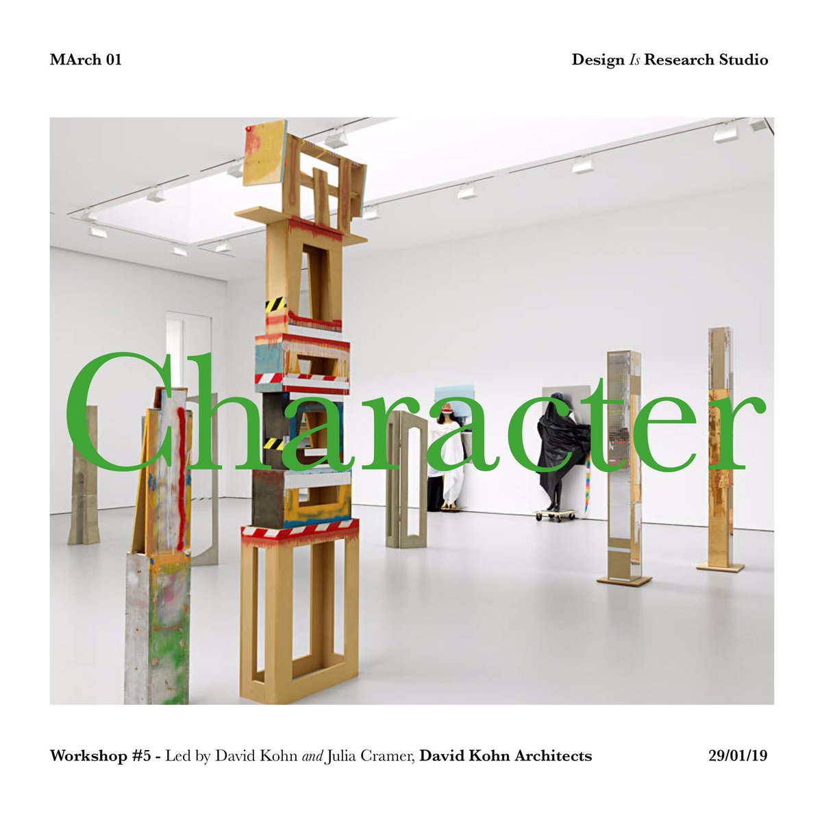 charlesjholland's tweet photo. This week’s Design Is Research Studio Workshop @uniofbrighton is on Character and will be led by @officeDKA: #SoAD #StudioM1 https://t.co/GCQUdYeeTM