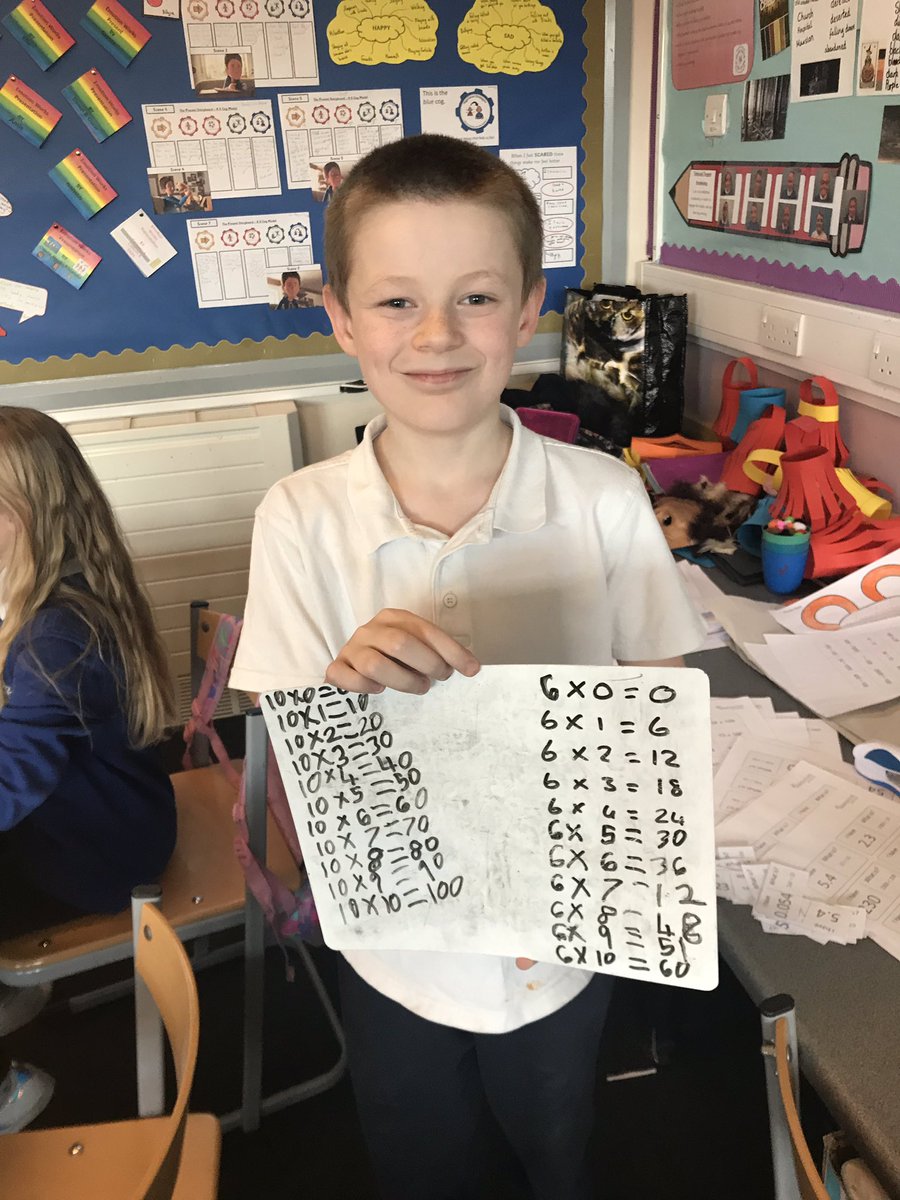 KeanMeghan's tweet photo. A big smile from this star who has been working hard practising his times tables and was eager to share his learning. Hard work pays off. 🌟#numeracy #confidentindividual #sharingsucess https://t.co/WJIphzD9NI