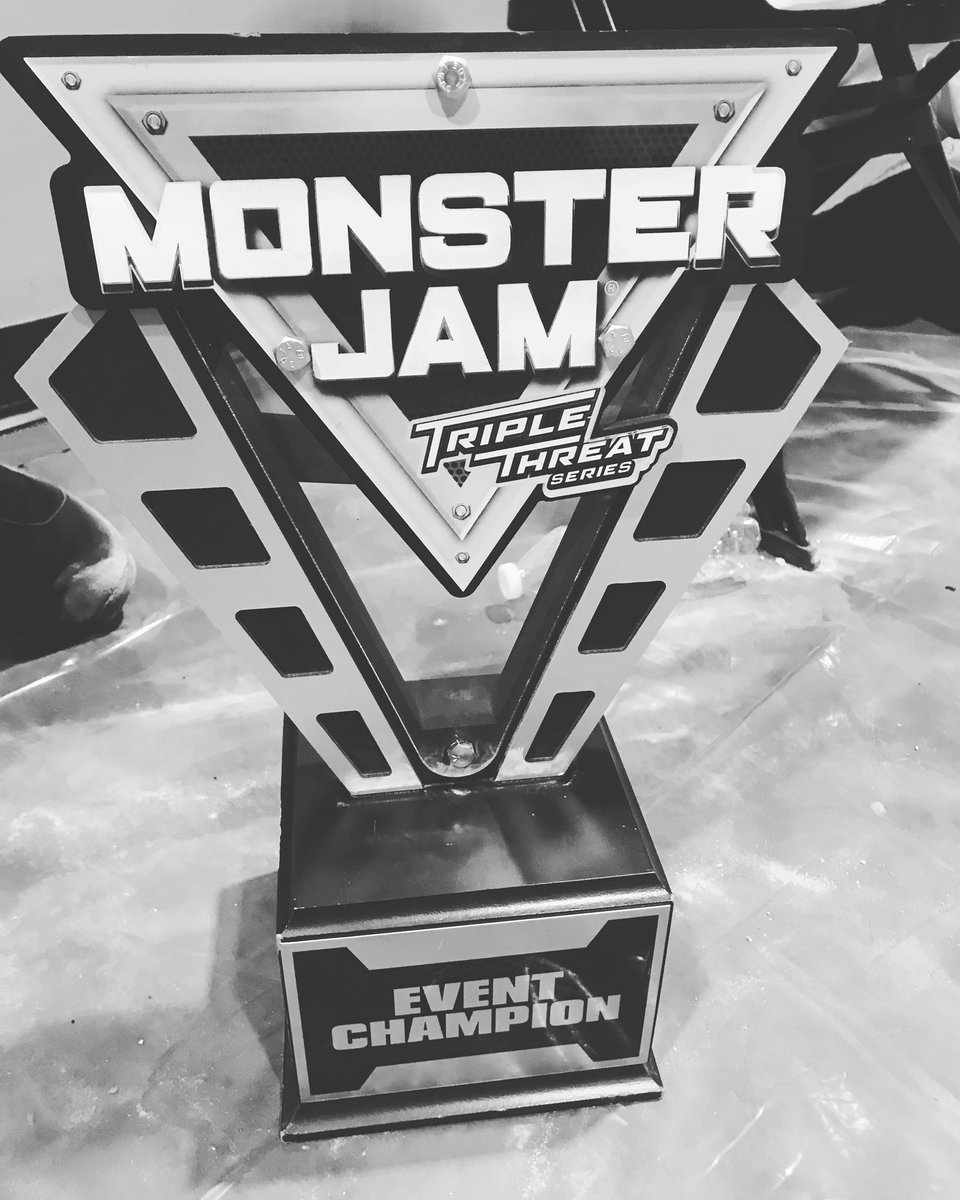 TRmonstertruck's tweet photo. No I didn’t win one.. yet.. But I’m not gonna give up or stop trying! I plan to take one or more of these home this year. I’m gonna be that guy one day!👌🏻🙌🏻#motivationmonday
.
.
.
#monsterjam #moremonsterjam #monsterjamlive #motivation #triplethreat #west #tour #mj #throphy https://t.co/waFbFljlYZ