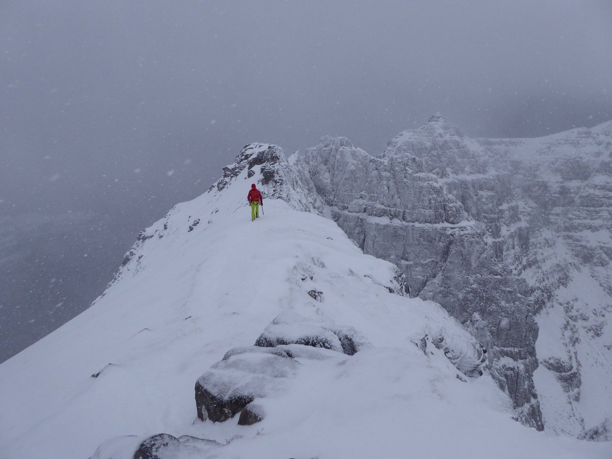 It started a sunny day in Torridon before the weather came in. Heather and I had a great trip across a powdery Liathach <a href="/the_AMI/">The AMI</a> #scotwinter