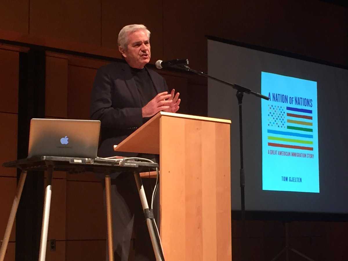newbolkf's tweet photo. An honor to introduce @NPR’s @tgjelten at tonight’s Yoder Public Affairs @GoshenCollege. A great discussion of immigration policy. https://t.co/rNgbXsiFWq