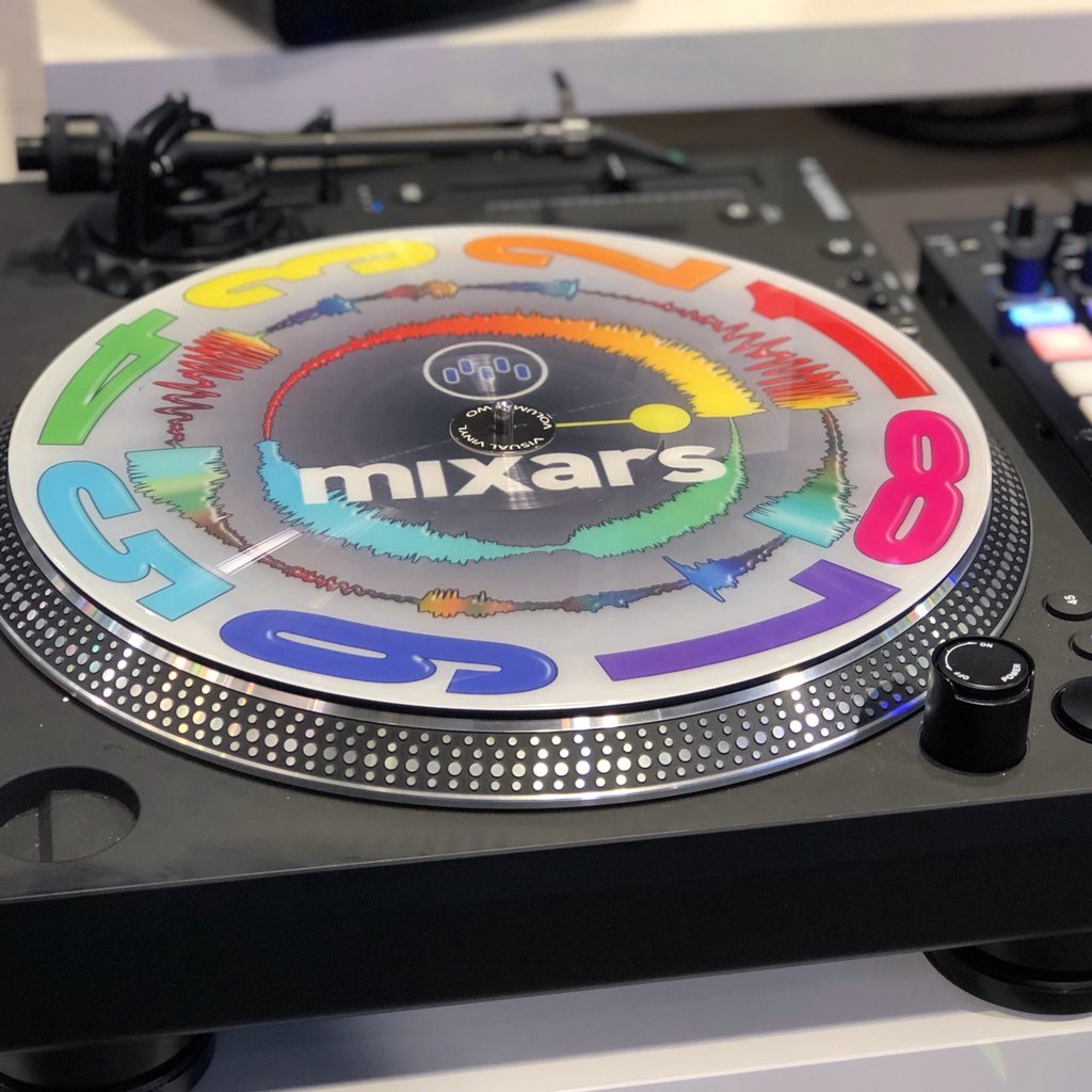 mixware's tweet photo. Shout out to @chriskarnsmusic for the custom Mixars Visual Vinyl π @mixarsofficial #visualvinyl #namm2019 https://t.co/bhLmqZUUoW