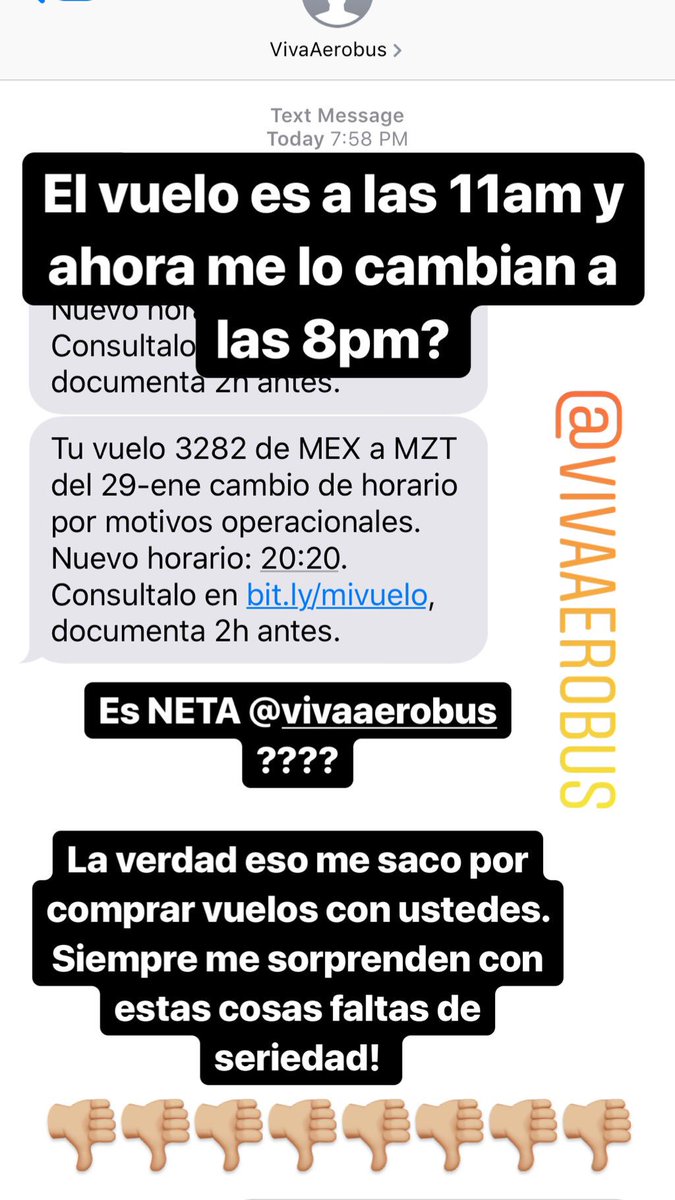 SoyFerCorona's tweet photo. Neta que @VivaAerobus cada día está peor!!! qué poca! 🤬🤬🤬 https://t.co/eZxx3aVvlr