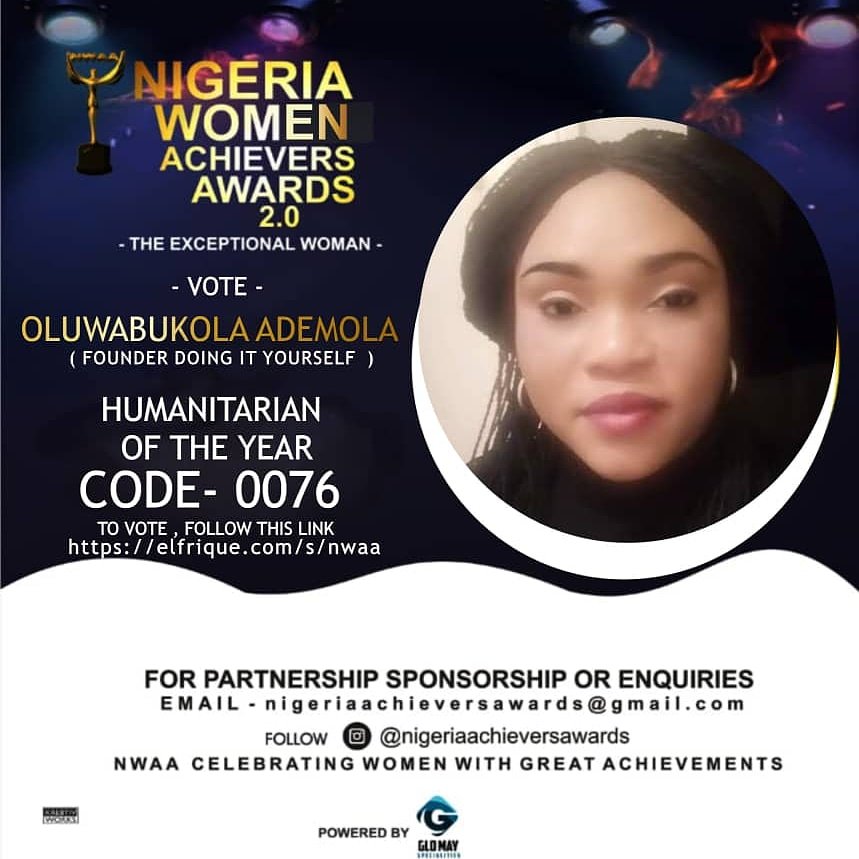 abusky_yayi's tweet photo. #NIGERIAACHIEVERSAWARDS 
PLEASE 🙏 VOTE FOR ME
Follow these 👇 links and cast your votes.
https://t.co/sc4KvC39qu

https://t.co/Pr6l0hnF3J https://t.co/fN3VibCGAO