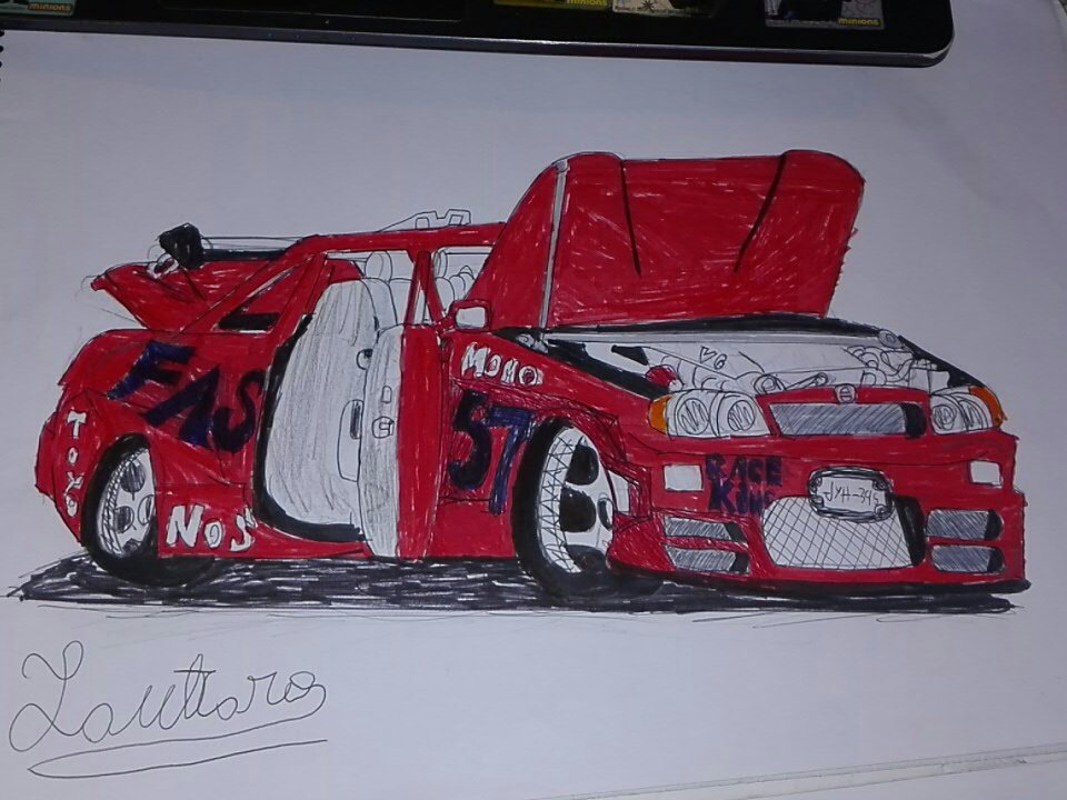 LautaroLB3's tweet photo. New drawing (Nissan Skyline R34) https://t.co/S8uzNN1uDg