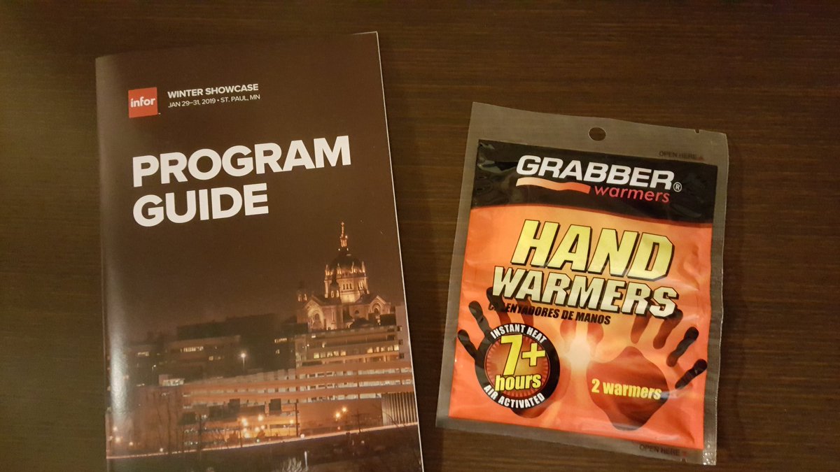 theHCMgeek's tweet photo. I am ready for the @Infor Winter Showcase 2019
#InforWS19 https://t.co/lLJWPBfyiK