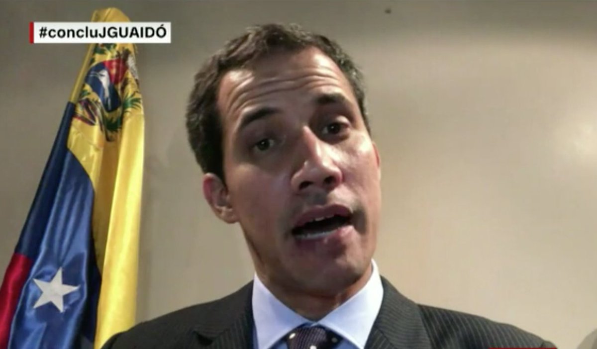 .<a href="/jguaido/">Juan Guaidó</a>: "No nos vamos a prestar a un falso diálogo que le dé oxígeno a un régimen que tortura y encarcela". 
EN VIVO para Venezuela: bit.ly/2yogqLt  
<a href="/soyfdelrincon/">Fernando Del Rincon</a> #concluJGUAIDÓ