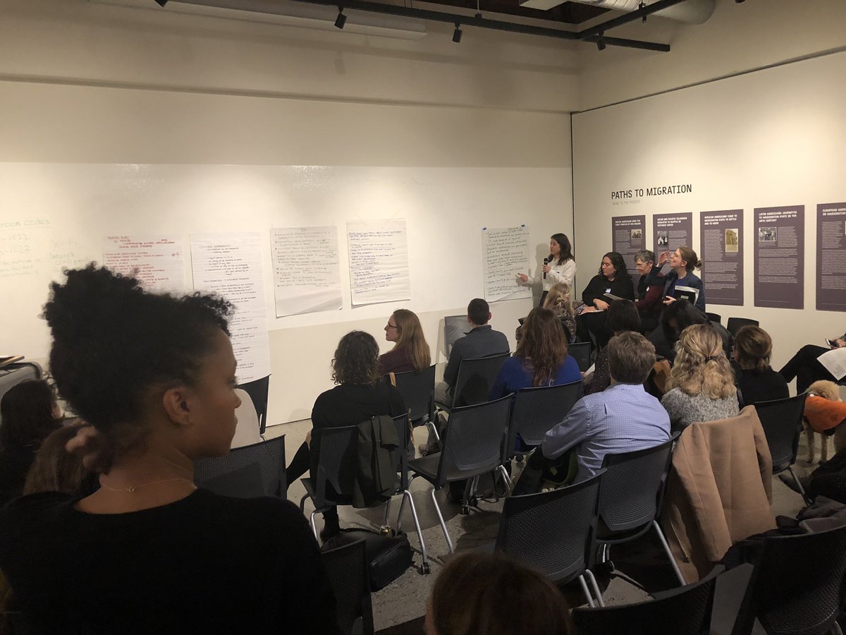 caldst's tweet photo. 8 groups discussed work culture issues including trust, power, clarity & connections -#EquityinPractice series one wrapping up with discussion summaries - great turnout, great discussions @AIASeattle . #architecture https://t.co/6O70b7o36q