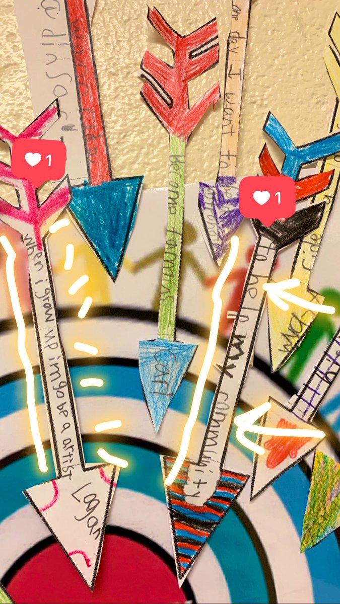 Pitner_Gifted's tweet photo. First grade goals are #ontarget !! 🎯 #pitnerpride #lovetothinkhere #targetcommunity https://t.co/nIgh3w1CwD