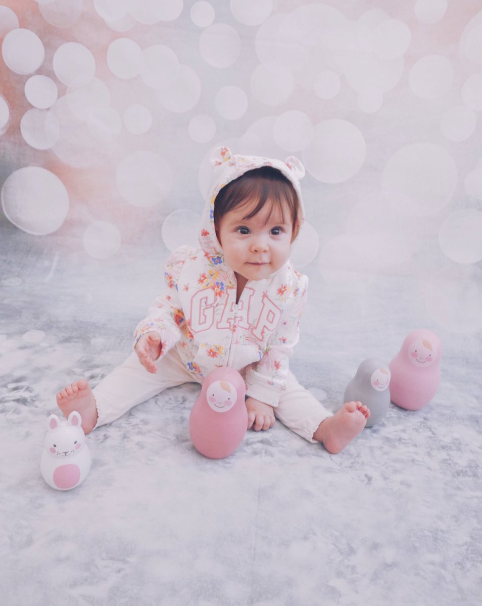 lululoveslondon's tweet photo. Clara loves her pastel pink Nesting Babies with Chiming Bo Bunny from @RosaAndBo 💗🐰 These toys are great for cognitive development - and the ergonomic silicone teething toy is simply amazing! Must-have! #babygirl #motherhood #gifted #mummyblogger https://t.co/vGKAx8mxSN