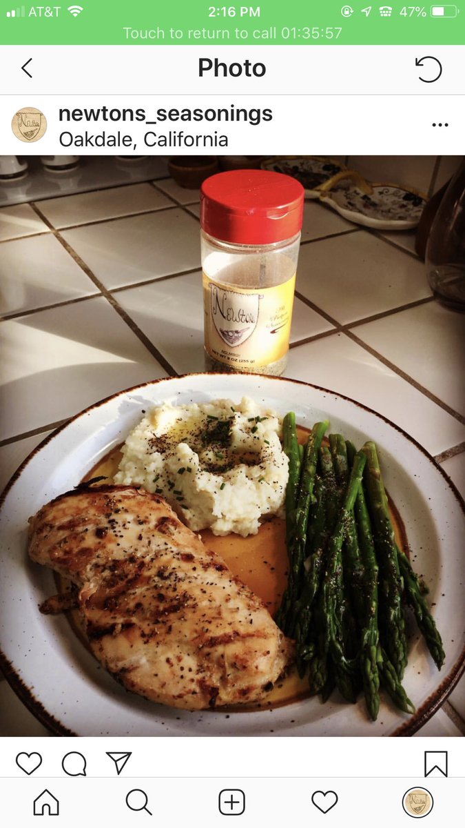NewtonSeasoning's tweet photo. Hey there Food Lovers! Try some Newton’s Seasoning on your Favorite dish to “wake up the flavor of your food” with our All Natural Seasoning! One you try it you’ll love it!  Check us out at https://t.co/2WM7UBwCXh #tastesgood #grillin  #MondayMotivation https://t.co/hCUtsWvx1B