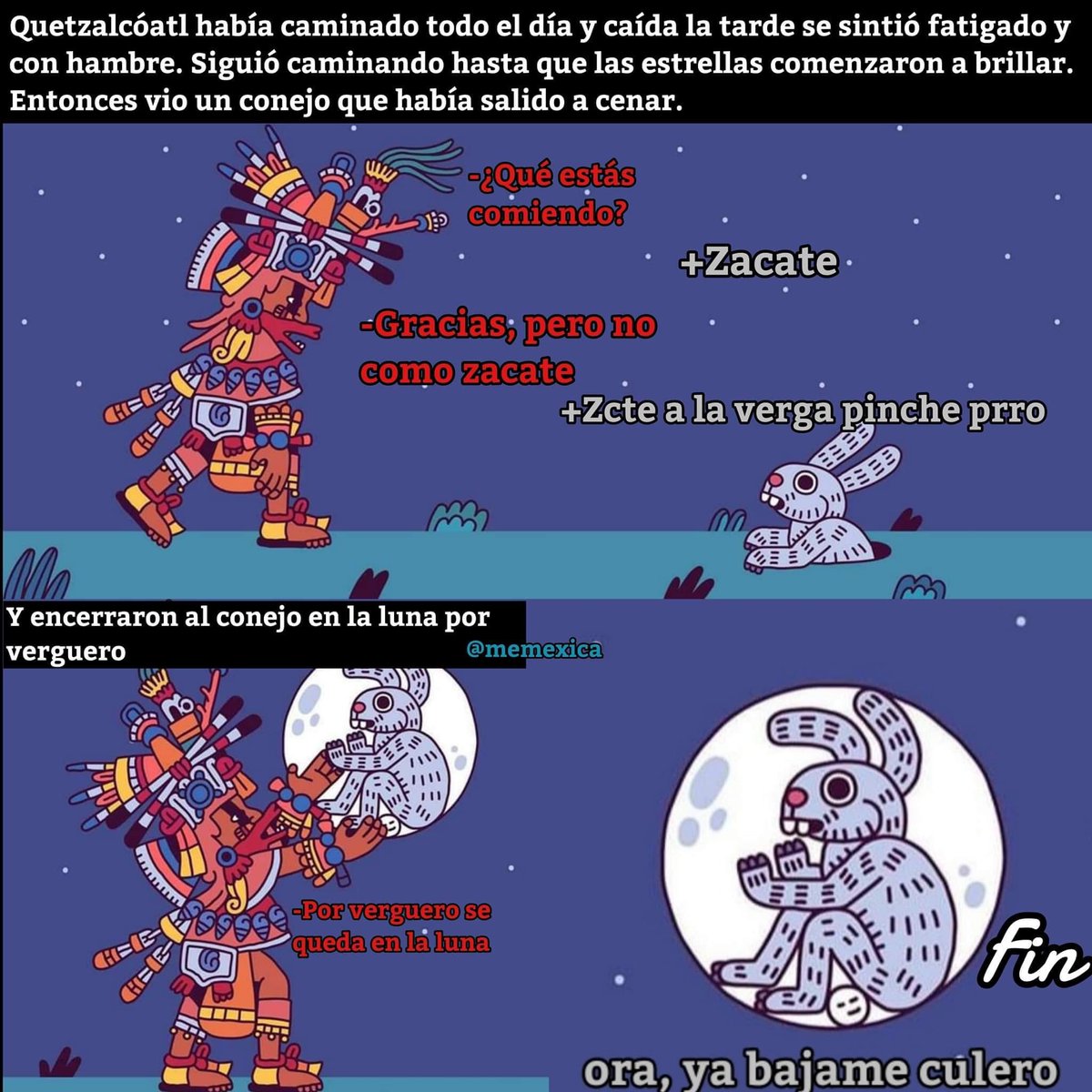 PowerMexa's tweet photo. Gran historia! 🐇🌑😂
Créditos: Antropocholo https://t.co/6SILQjcuUy