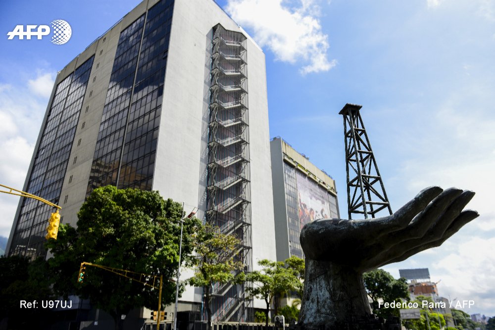 The headquarters of Venezulan state-owned oil firm PDVSA in Caracas