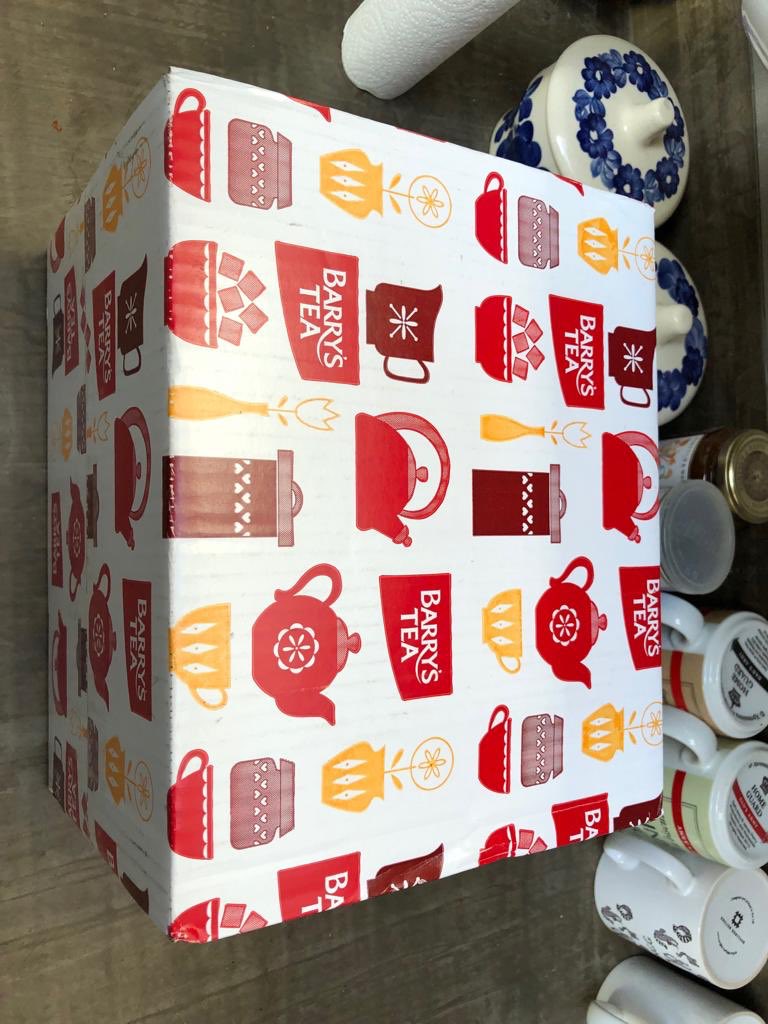 We don’t serve any old tea at <a href="/WQWLtd/">WQW Ltd</a> - ours is flown especially from Cork - thanks <a href="/BarrysTeaTweets/">Barry's Tea</a>