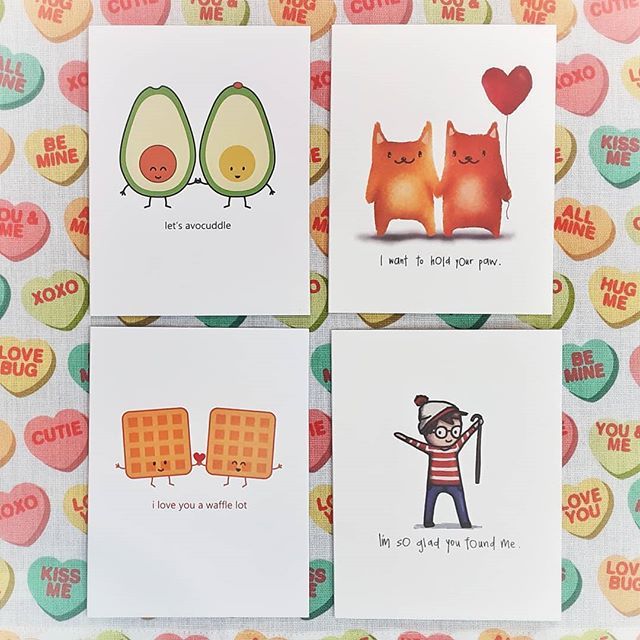 outerlayer's tweet photo. 💕 Cutesie cards for your love!! 💕 #letsavocuddle #avocuddle #avocadolover #iwanttoholdyourpaw #catlove #catlover #waffles #iloveyouawafflelot #ifoundyou #whereswaldo #love #lovecards #queeniescards #studiovcky #greetingcards #toronto #valentinesdaycards https://t.co/vkehmH2K5s https://t.co/1SpWfX42q8