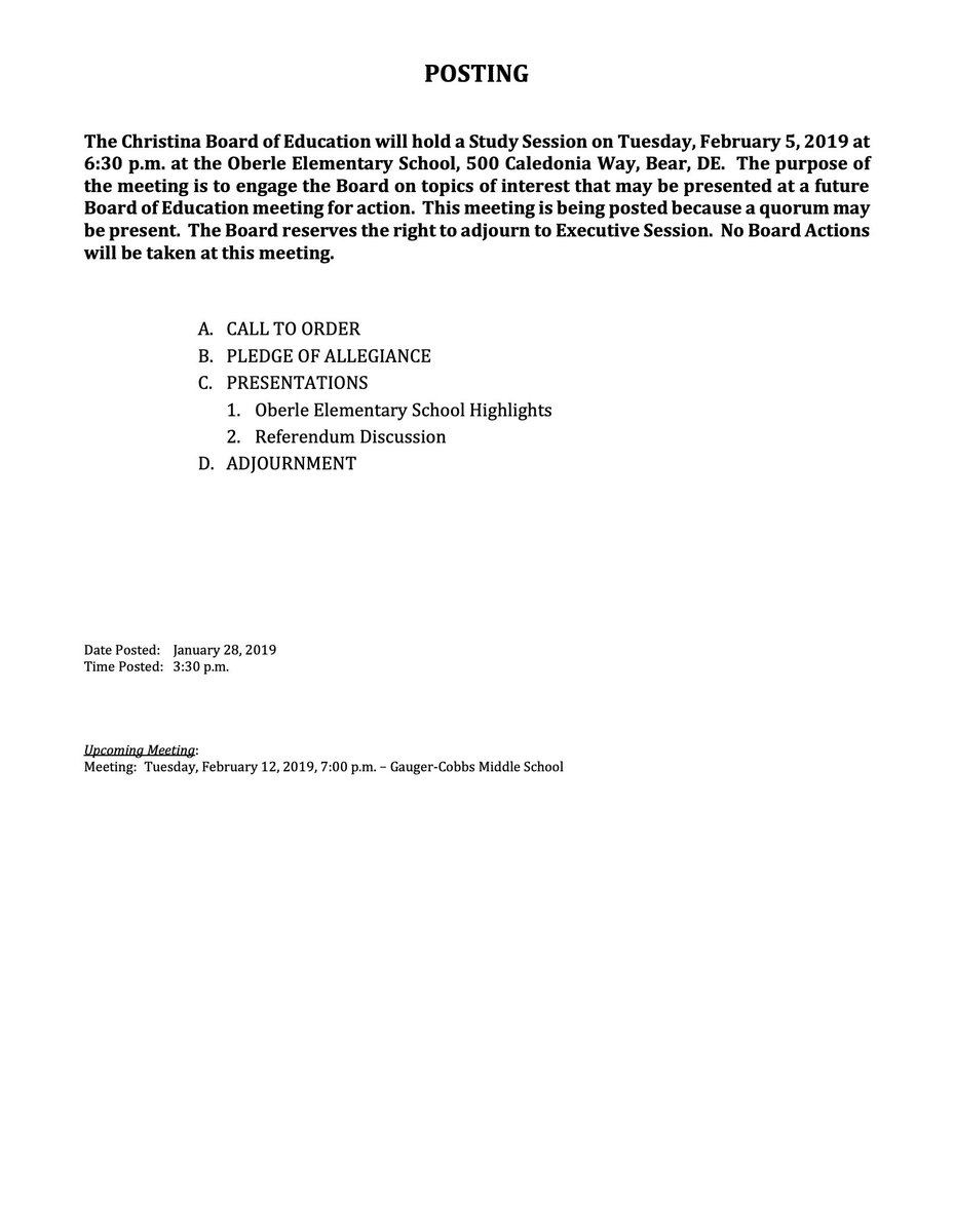 Christina School District tweet media