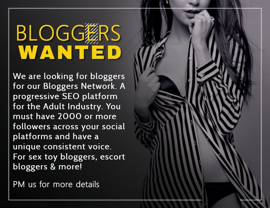 AdultDigitalPub's tweet photo. Calling all bloggers! #BloggersNetwork #AdultSEO #AdultBloggers #SexyBloggers #Bloggers #BloggersWanted https://t.co/UD9DxtbF1W