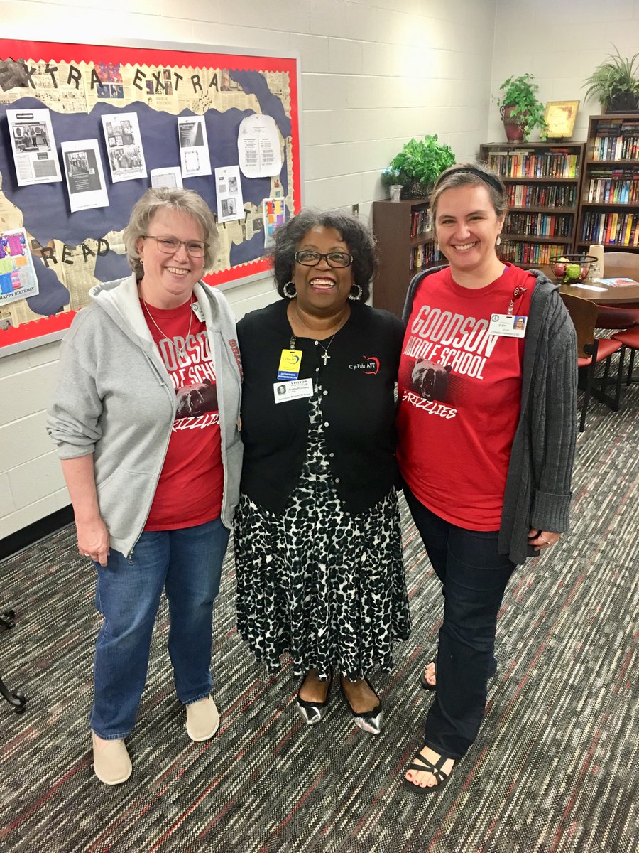 CyFairAFT's tweet photo. January alone, we visited over 40 campuses including all 5 transportation centers.9 campus lunches,12 breakfast meetings, and countless 1on 1 meetings with members and non-members alike. Cy Fair AFT Never Stops Working For You! #allin #unionproud #cyfairaft #cfisdspirit #redfored https://t.co/Y1oV6JNj6M