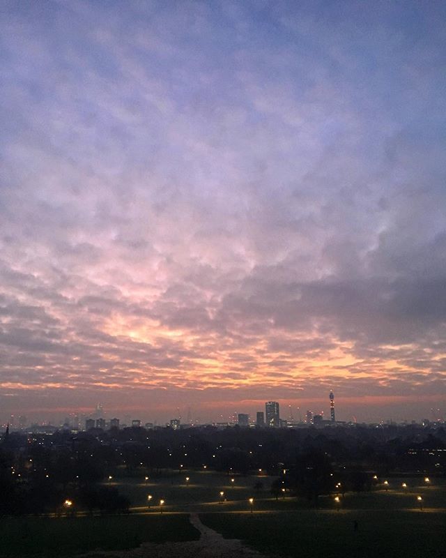 That once in a blue moon I go for a run before work and luckily it was a beautiful morning. 
#morningruns #primrosehill #london bit.ly/2Umd0R5