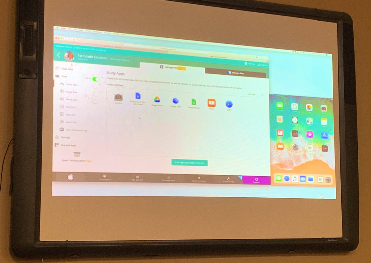 TechyKilgore's tweet image. Today we took a tour and asked questions about our new #iPad management software with embedded classroom functionality. @mosyle_edu is going to be to our iPads at CES like GoGuardian is for our Chromebooks 3-12! #finally #ipadcontrol #foradmins #forteachers #cisdtigers