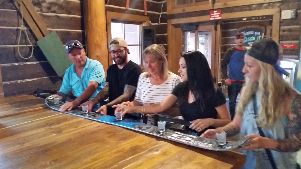 KickapooKeyston's tweet image. Long lift lines over the weekend got you down?  We've got an idea to pass the time.  Hint: It's a shot ski! ⛷️