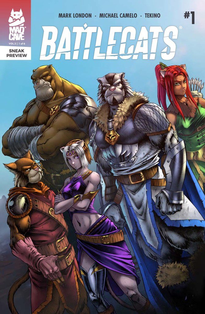ToylabHQ's tweet photo. Battlecats are back! Battlecats #1 Preview #Battlecats, #ComicNews, #ComicPreviews, #IndieComics, #MadCave, #ToylabPreviews, comics https://t.co/sYW1gtMNaT https://t.co/lgEAdHc1gY