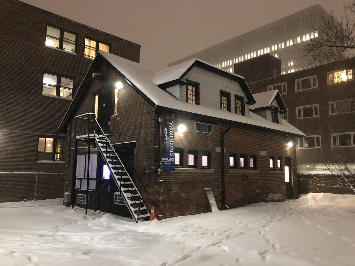UofTCultureTech's tweet photo. Despite the snow, we’ve got a full house and are ready to get our first #MondayNightSeminar of 2019 going! #MechanicalBro https://t.co/7dYIpPMiud