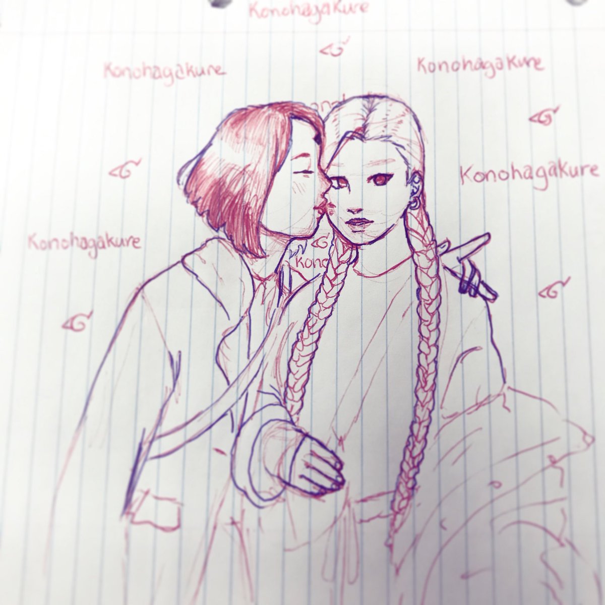 888Tripleight's tweet photo. #myart #naruto #sakura #ino #Girlfriends if it wasn’t obvious #kiss https://t.co/kgn4MoYZeh