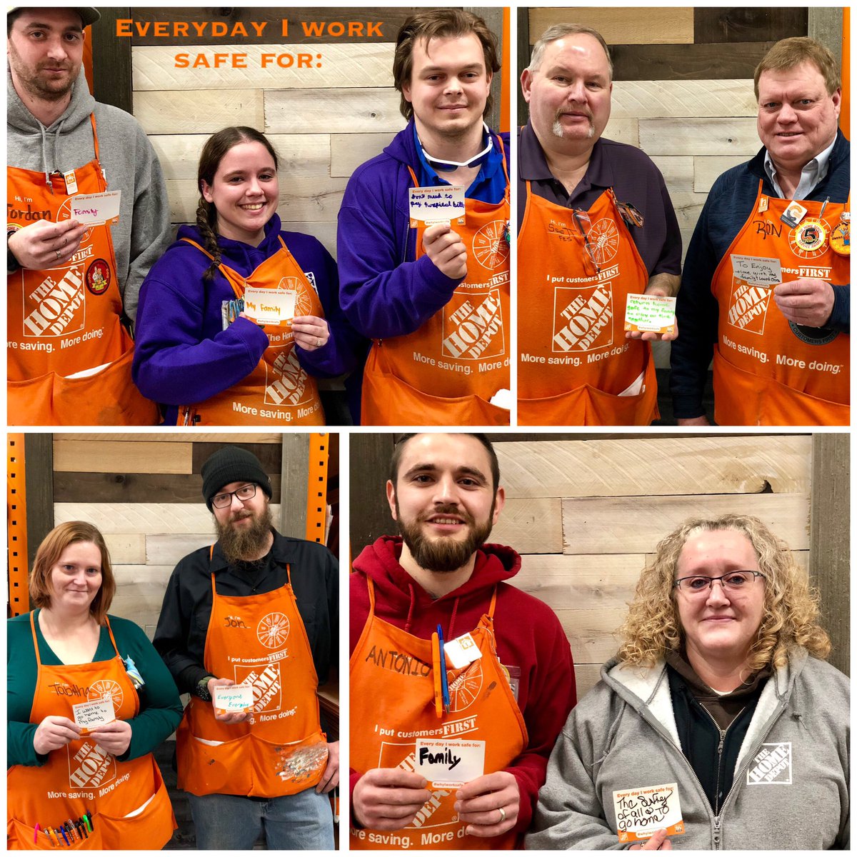 Every day I work safe for: #safetyselfie #whyiworksafe