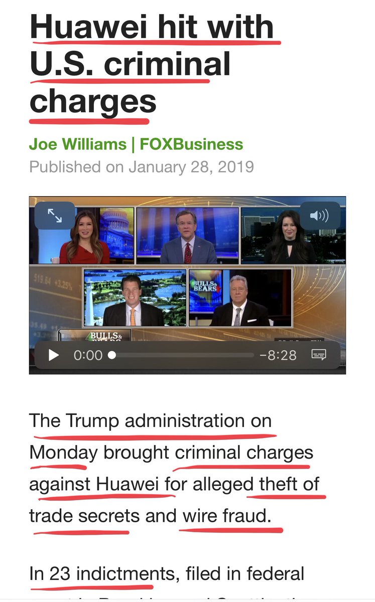 Image result for 美國司法部公布華為起訴