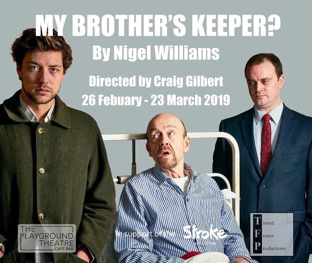 reayj2003's tweet photo. Looking forward to starting rehearsals on #mybrotherskeeper produced by @TintedFrame playing at @PlaygroundW10 #London directed by my old pal #craiggilbert starring #andydelatour #2019 https://t.co/ODIQT2bsae