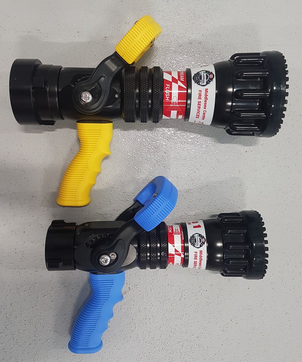 JP_AJSTONE_FIRE's tweet image. Congrats to Chief Toth &amp;amp; the Middlesex Centre Fire Services on the delivery of the new Custom Logo'd and NFPA Colour matched Nozzles. TFT Innovation and customization is available to all our customers. Just ask your A.J. Stone Fire Service Specialist how. TFT-Water Is All We DO!