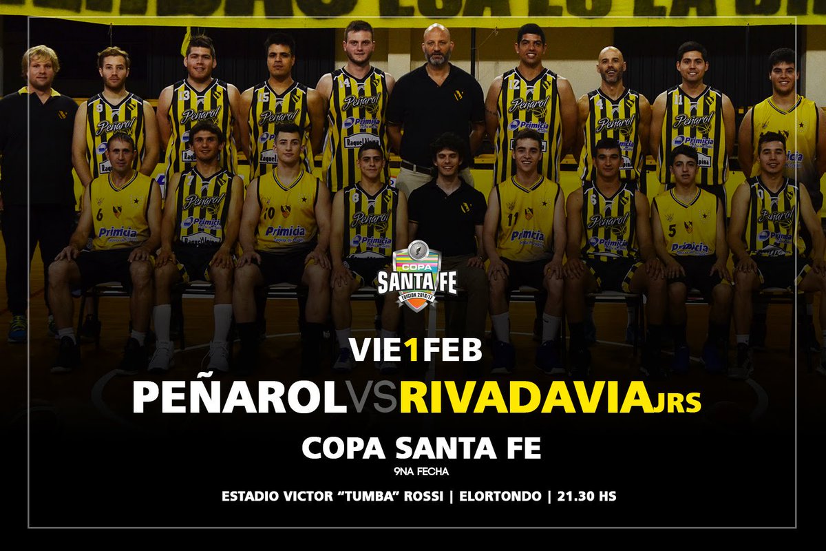 ClubPenarolOk's tweet photo. #CopaSantaFe Este viernes vuelve el Basket a Elortondo // En un partido clave el Aurinegro recibe a Rivadavia jrs a partir de las 21.30 hs // Apoyemos al equipo! @PrensaFebasanta @SantaFeBasket https://t.co/DaaYps8PCy
